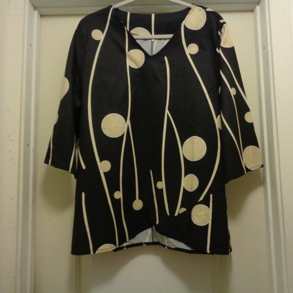 DANISH MODERN ART BLOUSE 2 X. - Picture 1 of 5